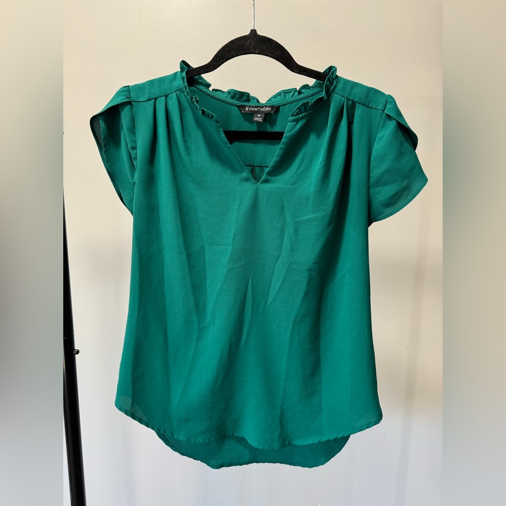 Women's Emerald Green Blouse